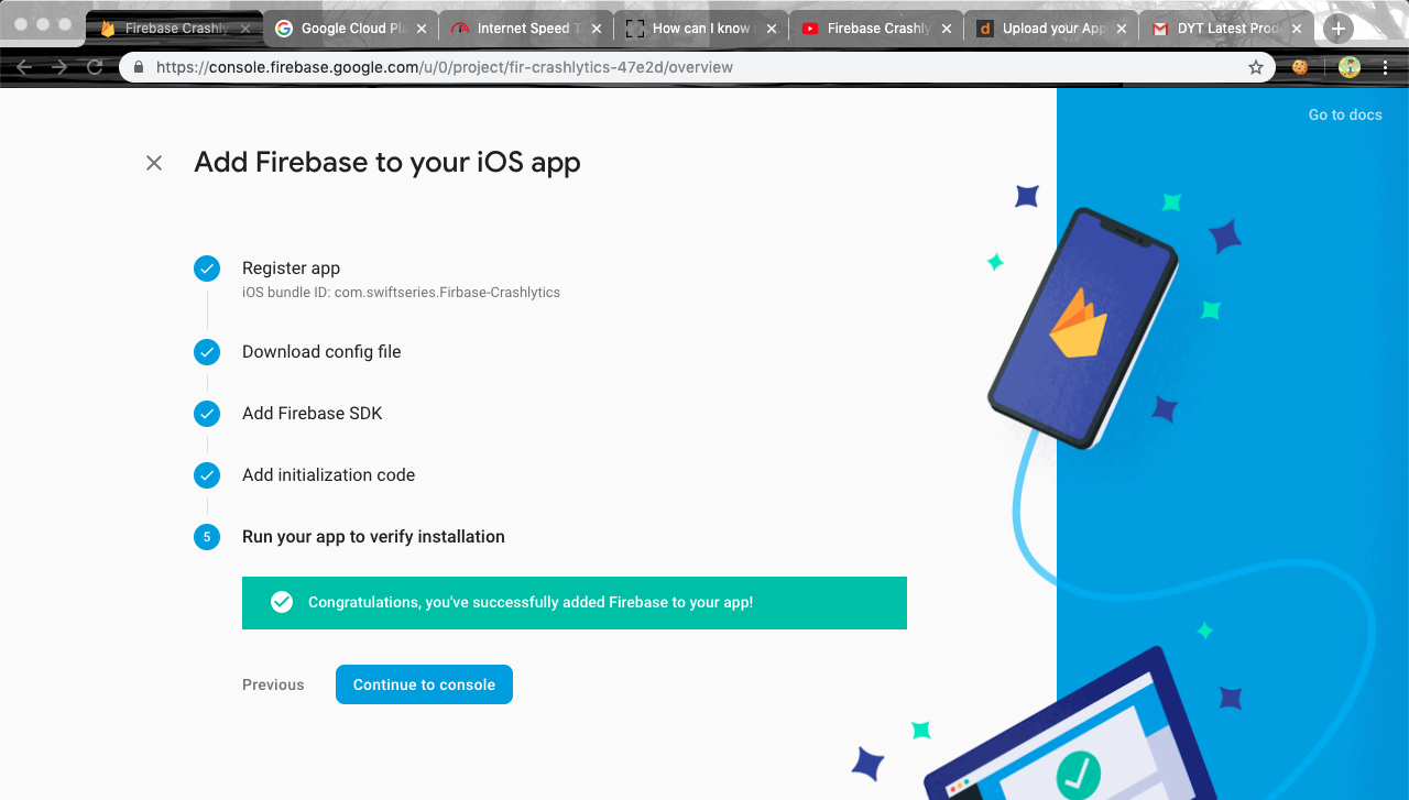 Firebase Crashlytics Integration In iOS Swift (dSYM File Required ...