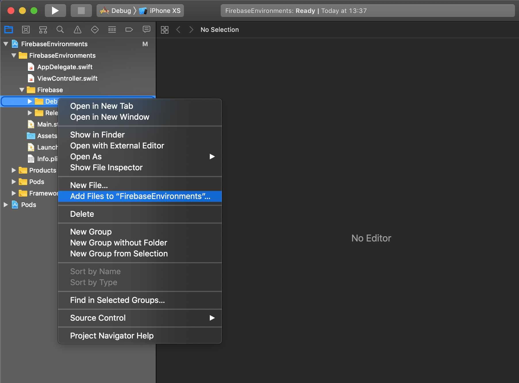 Multiple Firebase Environments(GoogleService-Info.plist) in iOS ...