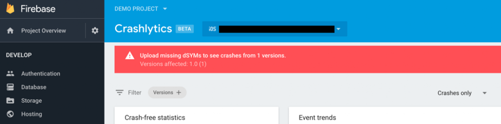 Upload dSYM file manually into Firebase for crashlytics - InnovationM ...