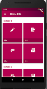 Mobile UX Design -ListView, GridView and Gradient
